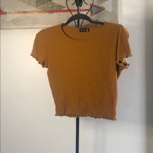 Golden Crop Top